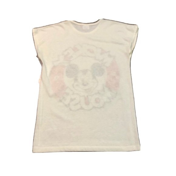 Vintage Walt Disney Mickey Mouse  Sleeveless Shirt Women’s Small 1982 Blue Tag - Picture 4 of 5